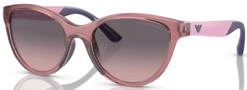 Emporio Armani EK4003 Pink/Purple Sunglasses, 5376/46, 48-17-125 2N EMPORIO ARMANI EK4003 Cat-Eye Sunglasses | EyeOns.com main image 4