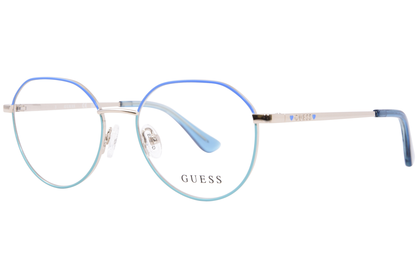 Guess GU9232 Youth Kids Eyeglasses Full Rim Round Shape