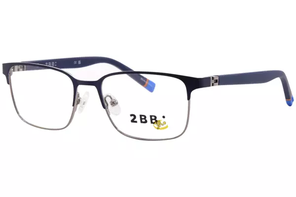 2BB BB Bentley Eyeglasses Youth Kids Boy's Full Rim Rectangle Shape