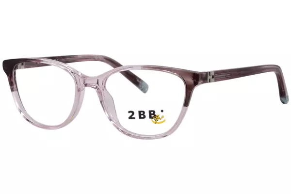  2BB BB Betsy Eyeglasses Youth Kids Girl's Full Rim Oval Shape 