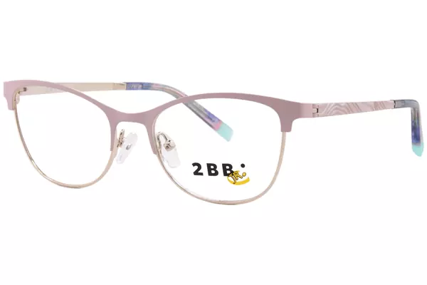  2BB BB Beverly Eyeglasses Youth Kids Girl's Full Rim Cat Eye 