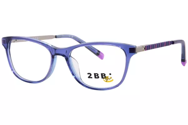  2BB BB Britney Eyeglasses Youth Kids Girl's Full Rim Cat Eye 