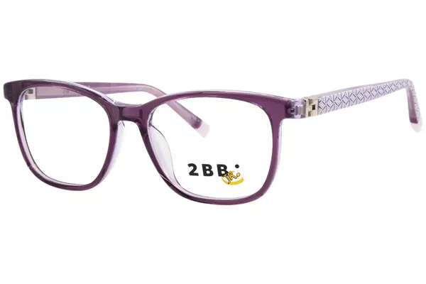  2BB BB Brynn Eyeglasses Youth Kids Girl's Full Rim Oval Shape 