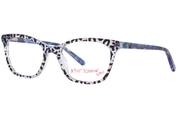 Betsey Johnson C-U-Later Eyeglasses Youth Kids Girl's Full Rim Square Shape