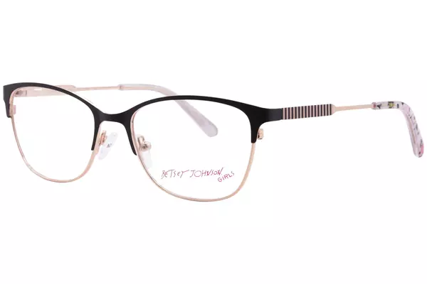  Betsey Johnson Sail-Away Eyeglasses Youth Kids Girl's Full Rim Rectangle Shape 