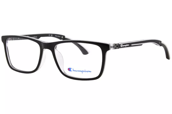  Champion CU Stunt Eyeglasses Youth Kids Boy's Full Rim Rectangle Shape 