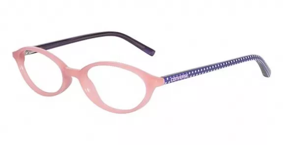 Converse Flutter Eyeglasses Youth Kids Girl's Full Rim Oval Shape