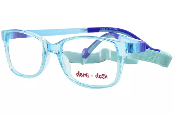  Demi + Dash Arrow Eyeglasses Youth Kids Full Rim Rectangle Shape 