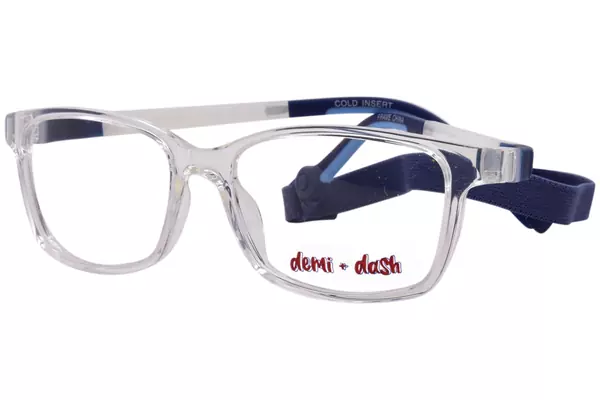 Demi + Dash Aura Eyeglasses Youth Kids Full Rim Rectangle Shape