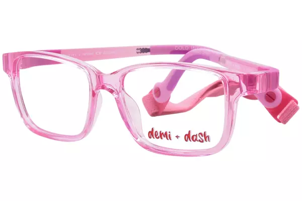 Demi + Dash Boomer Eyeglasses Youth Kids Full Rim Rectangle Shape