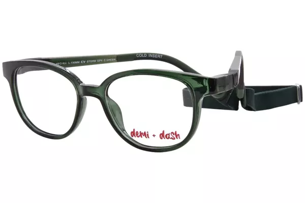 Demi + Dash Storm Eyeglasses Youth Kids Full Rim Round Shape
