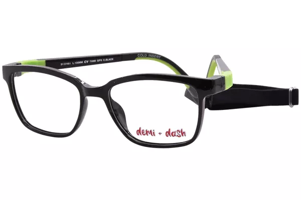 Demi + Dash Tank Eyeglasses Youth Kids Full Rim Square Shape