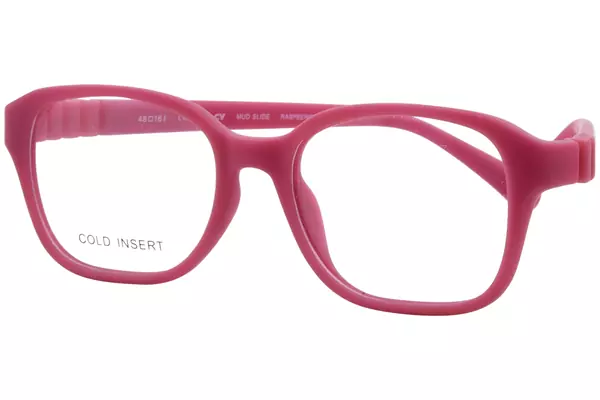  Dilli Dalli Mud-Slide Eyeglasses Youth Full Rim Rectangle Shape 