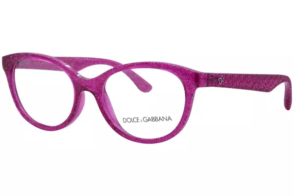 Dolce & Gabbana DX-5096 Eyeglasses Youth Kids Girl's Full Rim Butterfly Shape