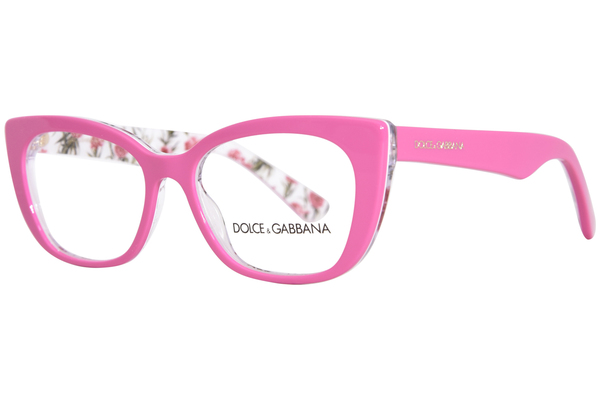  Dolce & Gabbana DX3357 Eyeglasses Youth Girl's Full Rim Oval Shape 