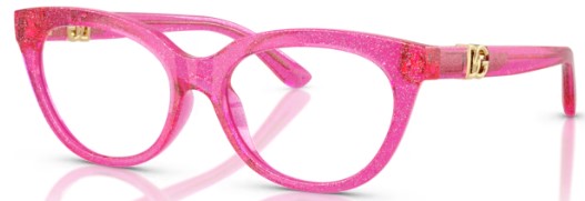  Dolce & Gabbana DX5005U Eyeglasses Youth Kids Girl's Full Rim Butterfly Shape 