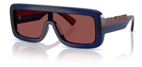  Dolce & Gabbana DX6013 Sunglasses Youth Kids Boy's Rectangle Shape Shield Style 