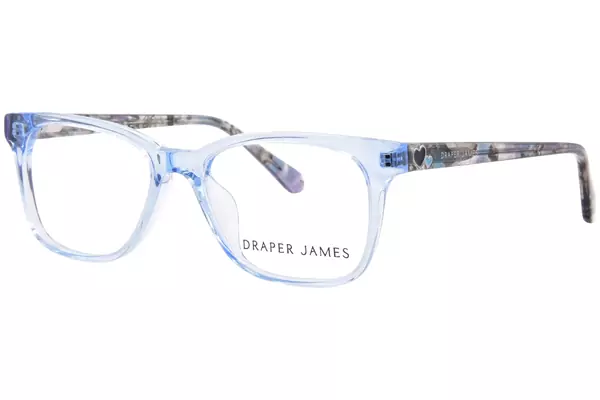  Draper James DJ1009 Eyeglasses Youth Kids Girl's Full Rim Rectangle Shape 