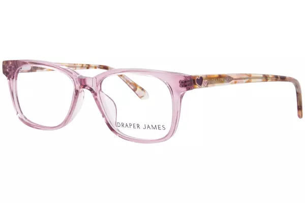  Draper James DJ1009 Eyeglasses Youth Kids Girl's Full Rim Rectangle Shape 