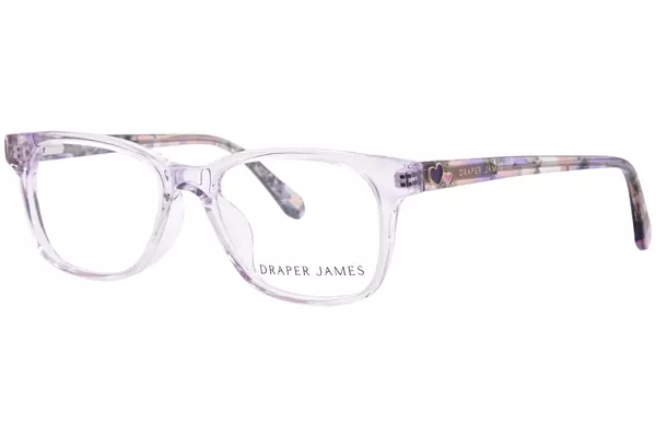  Draper James DJ1009 Eyeglasses Youth Kids Girl's Full Rim Rectangle Shape 