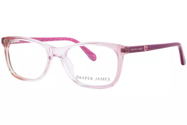 Draper James DJ1019 Eyeglasses Youth Kids Girl's Full Rim Rectangle Shape 