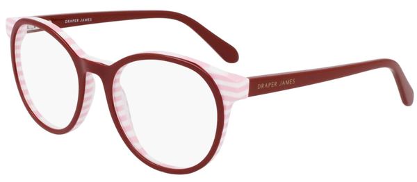  Draper James DJ1021 Eyeglasses Youth Kids Girl's Full Rim Round Shape 