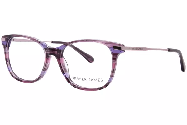  Draper James DJ1027 Eyeglasses Youth Kids Girl's Full Rim Rectangle Shape 