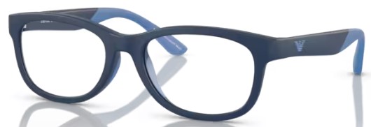  Emporio Armani EK3001 Eyeglasses Youth Kids Boy's Full Rim Pillow Shape 