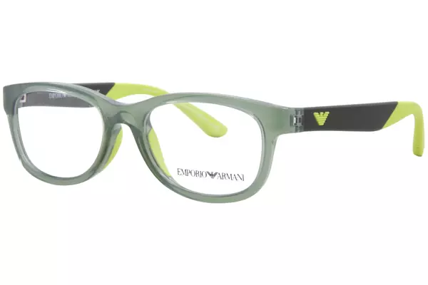  Emporio Armani EK3001 Eyeglasses Youth Kids Boy's Full Rim Pillow Shape 