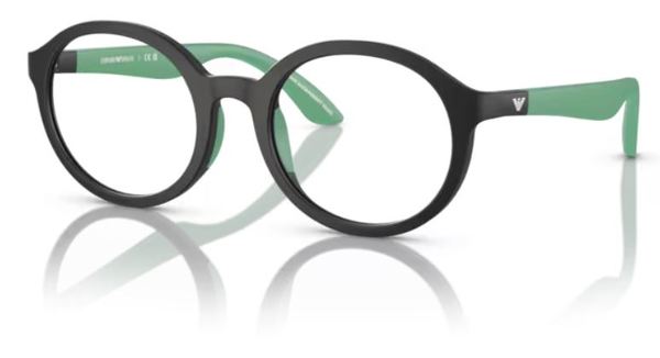  Emporio Armani EK3005 Eyeglasses Youth Kids Boy's Full Rim Round Shape 