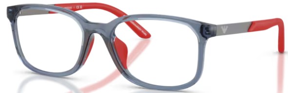  Emporio Armani EK3008U Eyeglasses Youth Kids Boy's Full Rim Pillow Shape 