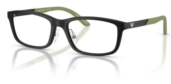  Emporio Armani EK3009 Eyeglasses Youth Kids Boy's Full Rim Rectangle Shape 