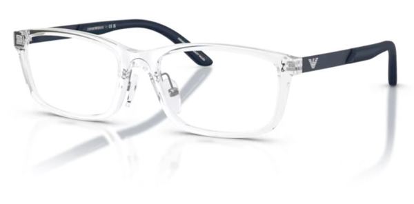  Emporio Armani EK3009 Eyeglasses Youth Kids Boy's Full Rim Rectangle Shape 