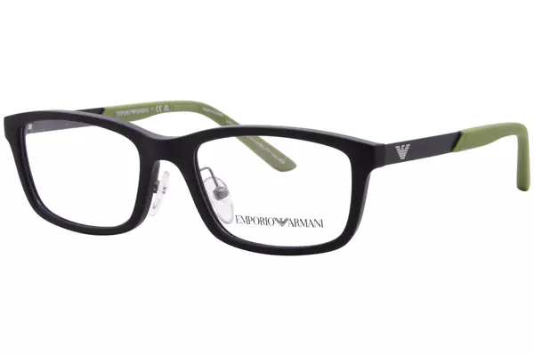  Emporio Armani EK3009 Eyeglasses Youth Kids Boy's Full Rim Rectangle Shape 