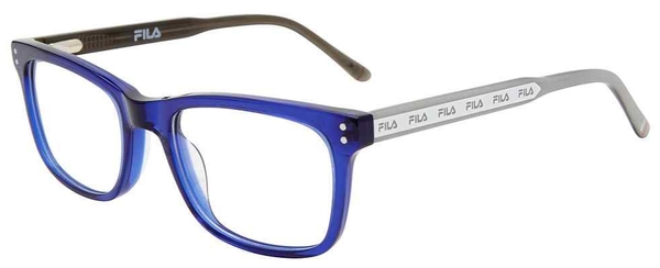  Fila VFI151 Eyeglasses Youth Kids Boy's Full Rim Square Shape 