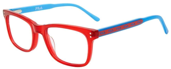  Fila VFI151 Eyeglasses Youth Kids Boy's Full Rim Square Shape 
