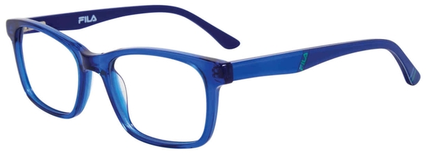  Fila VFI284 Eyeglasses Youth Kids Boy's Full Rim Square Shape 