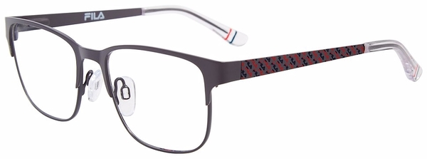  Fila VFI285 Eyeglasses Youth Kids Boy's Full Rim Square Shape 