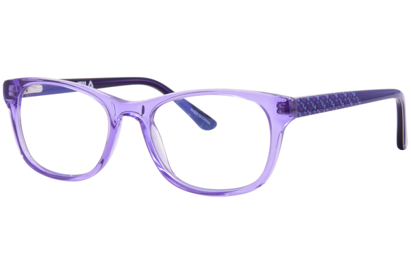  Fila VFI289 Eyeglasses Youth Kids Girl's Full Rim Square Shape 
