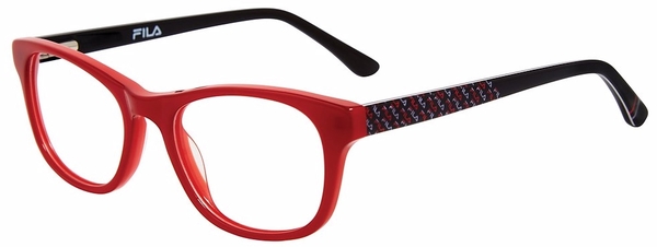  Fila VFI289 Eyeglasses Youth Kids Girl's Full Rim Square Shape 
