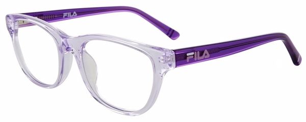  Fila VFI570L Eyeglasses Youth Kids Girl's Full Rim Square Shape 