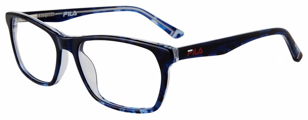  Fila VFI573L Eyeglasses Youth Kids Boy's Full Rim Square Shape 