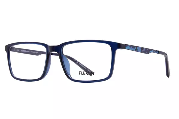  Flexon J4023 Eyeglasses Youth Kids Boy's Full Rim Rectangle Shape 