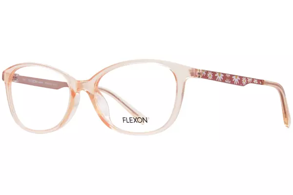 Flexon J4025 Eyeglasses Youth Kids Girl's Full Rim Oval Shape