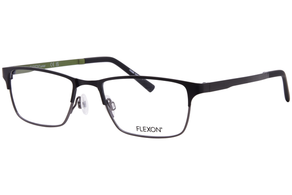  Flexon Zeus Eyeglasses Youth Kids Boy's Full Rim Rectangle Shape 