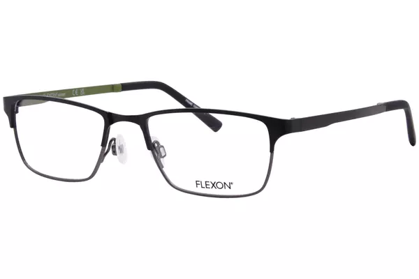  Flexon Zeus Eyeglasses Youth Kids Boy's Full Rim Rectangle Shape 
