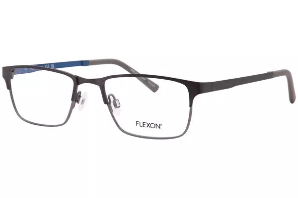 Flexon Zeus Eyeglasses Youth Kids Boy's Full Rim Rectangle Shape