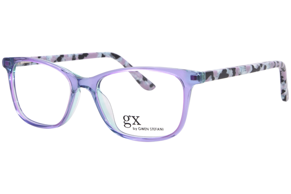  GX By Gwen Stefani GX837 Eyeglasses Youth Kids Girl's Full Rim Square Shape 