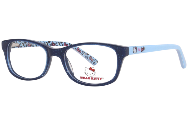  Hello Kitty HK/352-1 Eyeglasses Youth Girl's Full Rim Rectangle Shape 