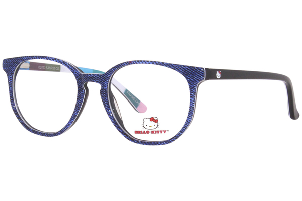 Hello Kitty HK-364-1 Eyeglasses Youth Girl's Full Rim Round Shape
